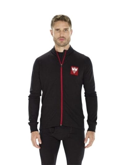 Fitness Mania - ioMerino Elemental Mens Jacket - Black/Red