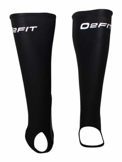 Fitness Mania - o2fit Unisex Compression Calf Socks - Black