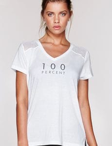 Fitness Mania - 100% T-Shirt White XS