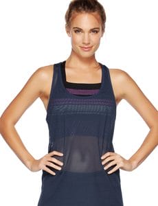 Fitness Mania - Athletic Mesh Tank Canyon L