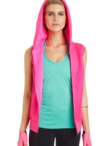 Fitness Mania - Blake S/Less Mesh Jacket Rosa Shocking XS