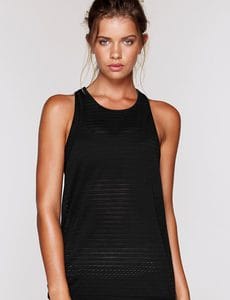 Fitness Mania - Boyfriend tank Black L