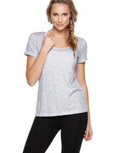 Fitness Mania - Cara S/Slv Tee Grey L