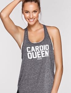 Fitness Mania - Cardio Queen Active Tank Black Marl L