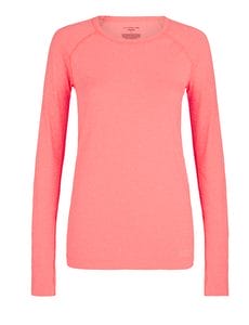 Fitness Mania - Charlie L/Slv Seamless Top Neon Melon Marl M