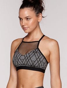 Fitness Mania - Dahlia Sports Bra Char Marl L