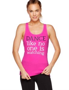 Fitness Mania - Dance It Out Tank Hot Flamingo L