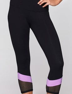 Fitness Mania - Desire 7/8 Core Tight Black/Soft Lilac L