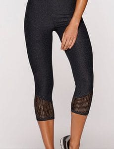 Fitness Mania - Eyes On Me 7/8 Tight Black/Black Marl XS