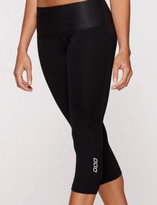 Fitness Mania - Half Time Support 7/8 Tight Black XS