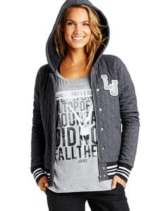 Fitness Mania - Helix Casual Jacket Char Marl S