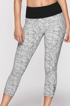 Fitness Mania - Island Active Core 7/8 Tight Black/White XS