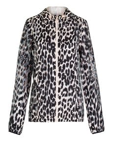 Fitness Mania - Jungle Fever Zip Through Black/Dusty Pink L