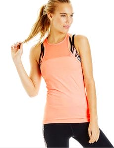 Fitness Mania - Kristal Excel Tank Neon Peach Melba L