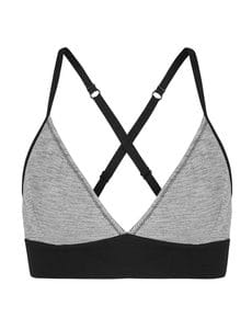 Fitness Mania - Liria Bralette Grey Marl/Black L