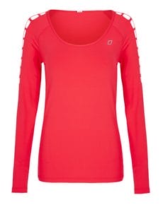 Fitness Mania - Madrid L/Slv Excel Top Cupid Red L