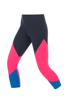 Fitness Mania - Sporty Splice 7/8 Tight Canyon/Funky Pink/Corn Flower XL