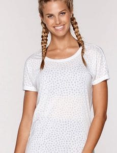 Fitness Mania - Spot Me Active Tee White L