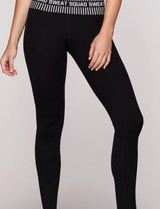 Fitness Mania - Sweat Squad F/L Tight Black L