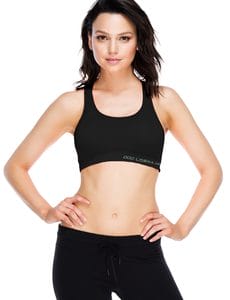 Fitness Mania - Tech T-Back Seamless Bra Black L