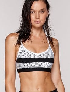 Fitness Mania - Ultra Violet Bra Black/White L