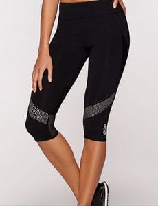Fitness Mania - Zuma 3/4 Tight Black/Dawn S