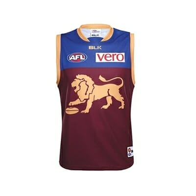 Fitness Mania - Brisbane Lions Home Replica Guernsey 2016