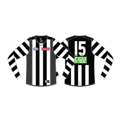 Fitness Mania - Collingwood Magpies Infants Home LS Guernsey 2016