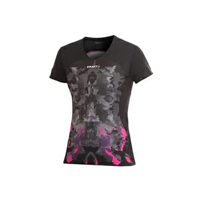 Fitness Mania - Craft Womens Elite Run V Neck Tee