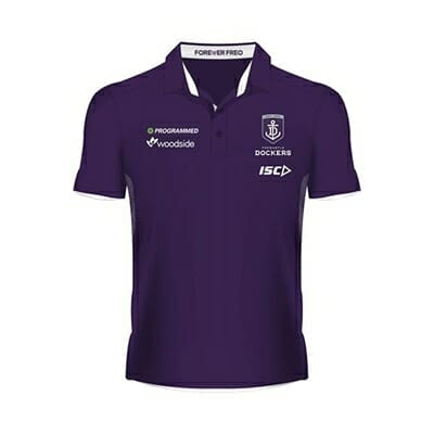 Fitness Mania - Fremantle Dockers Media Polo 2016