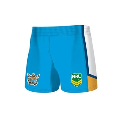 Fitness Mania - Gold Coast Titans Kids Away Supporter Short 2 Pack