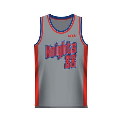 Fitness Mania - Newcastle Knights Kids Basketball Singlet 2016