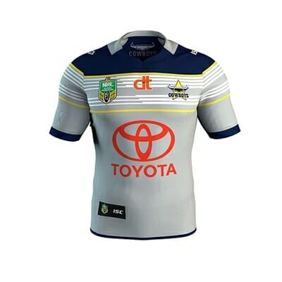 Fitness Mania - North QLD Cowboys Away Jersey 2016