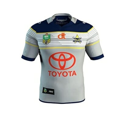 Fitness Mania - North QLD Cowboys Kids Away Jersey 2016