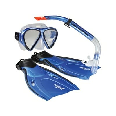 Fitness Mania - Pro Series Dolphin Snorkel Set Blue