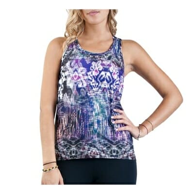 Fitness Mania - Running Bare High Low Hem Work Out Tank