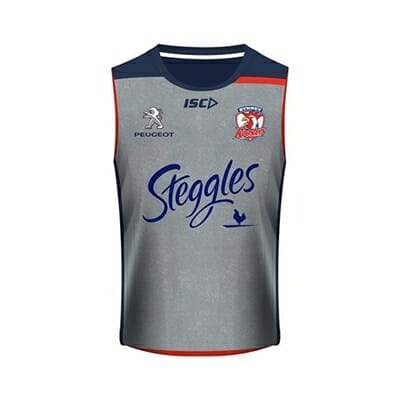 Fitness Mania - Sydney Roosters Training Singlet 2016