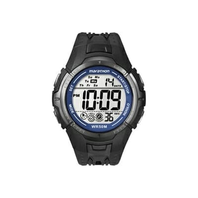 Fitness Mania - Timex Marathon Digital Watch Mens Black Blue