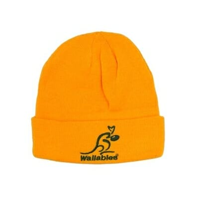 Fitness Mania - Wallabies Gold Embroidered Beanie