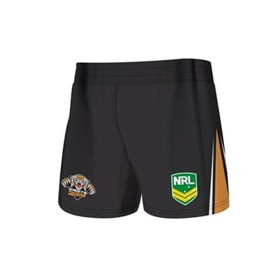 Fitness Mania - Wests Tigers Home Supporter Shorts 2 Pack
