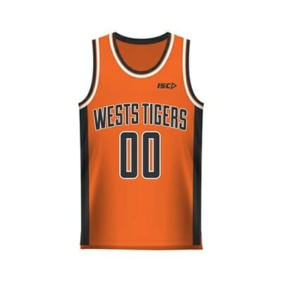 Fitness Mania - Wests Tigers Kids Basketball Singlet 2016