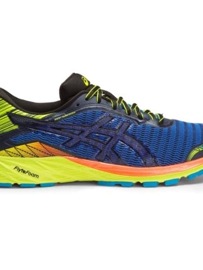 Fitness Mania - Asics Dynaflyte - Mens Running Shoes - Poseidon/Black/Safety Yellow