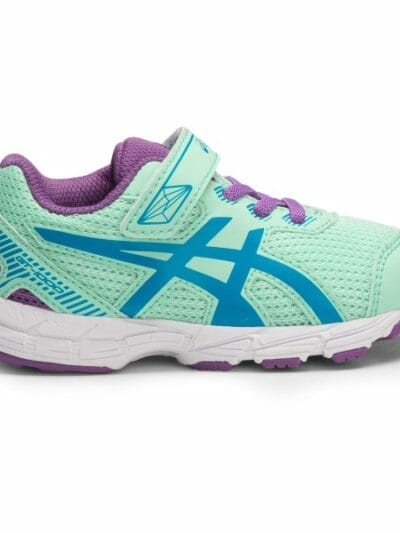 Fitness Mania - Asics GT-1000 5 TS - Toddler Girls Running Shoes - Mint/Blue Jewel/Orchid