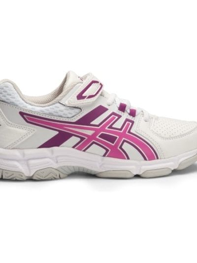 Fitness Mania - Asics Gel 540TR PS Leather - Kids Girls Cross Training Shoes - White/Pink Glow