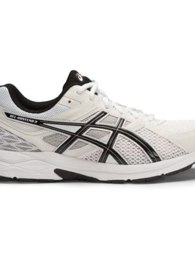 Fitness Mania - Asics Gel Contend 3 - Mens Running Shoes - White/Black/Silver