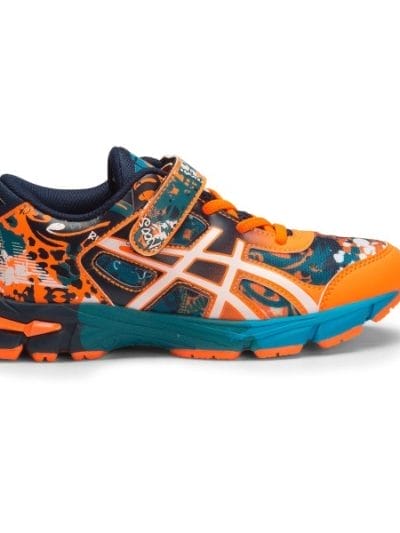 Fitness Mania - Asics Gel Noosa Tri 11 PS - Kids Boys Running Shoes - Hot Orange/White/Dark Navy