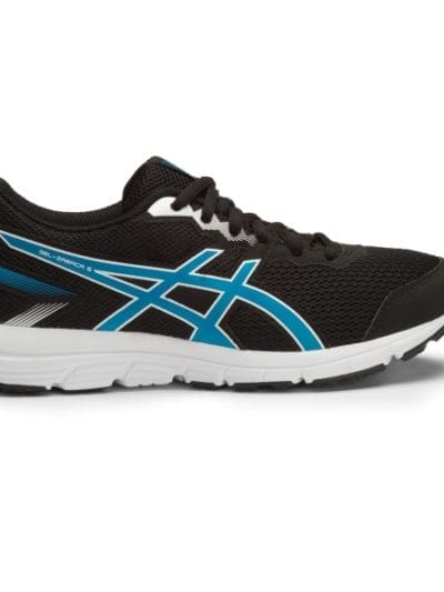 Fitness Mania - Asics Gel Zaraca 5 GS - Kids Boys Running Shoes - Black/Blue Jewel/White
