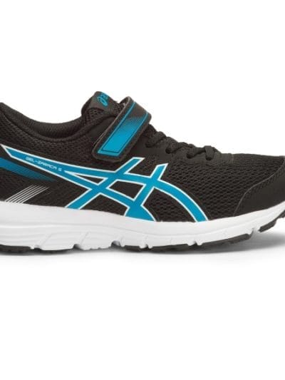 Fitness Mania - Asics Gel Zaraca 5 PS - Kids Boys Running Shoes - Black/Blue Jewel/White