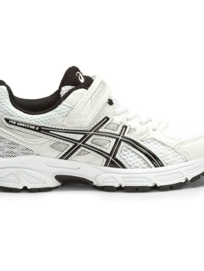 Fitness Mania - Asics Pre Contend 3 PS - Kids Boys Running Shoes - White/Black/Silver