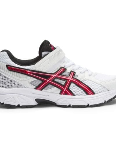 Fitness Mania - Asics Pre Contend 3 PS - Kids Boys Running Shoes - White/Fiery Red/Black